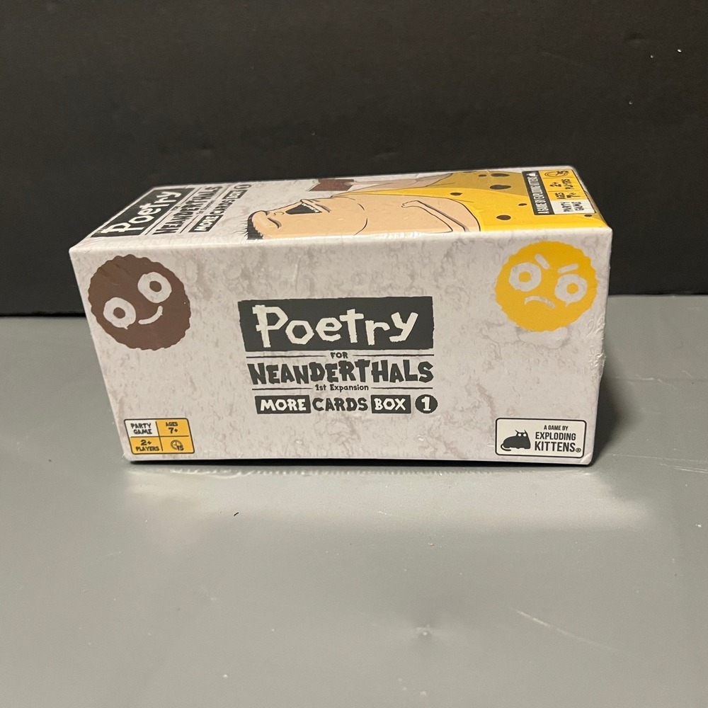 Poetry for Neanderthals More Cards Box 1 First Expansion Deck Party Game